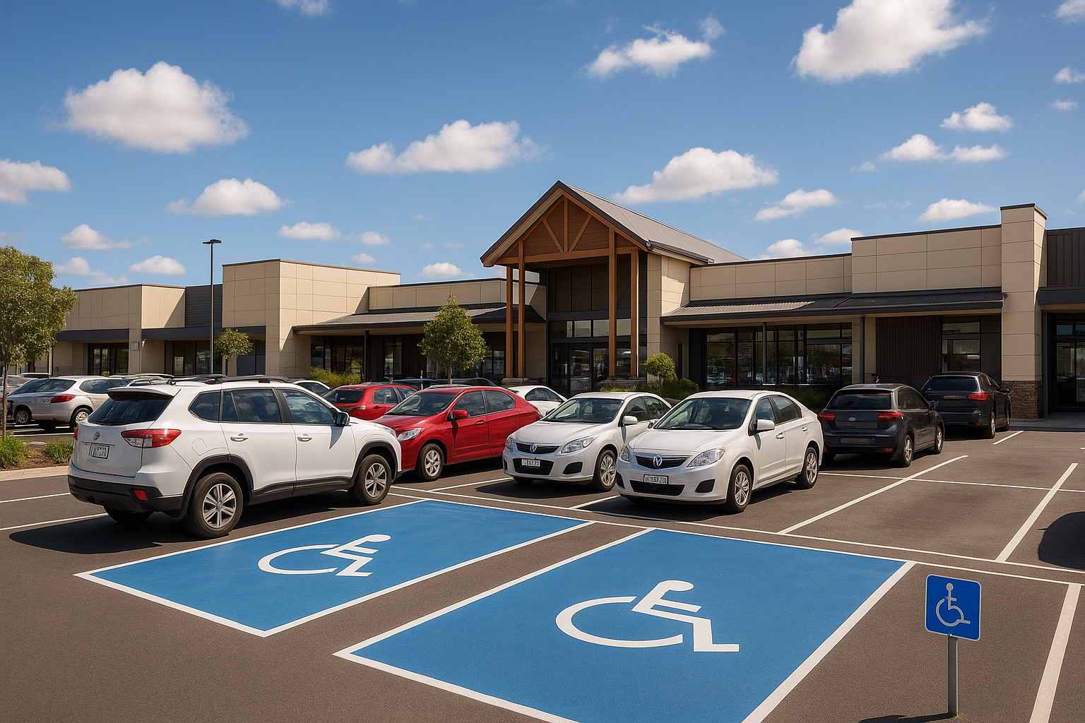 Free car parking at Tanilba Bay Shopping Centre