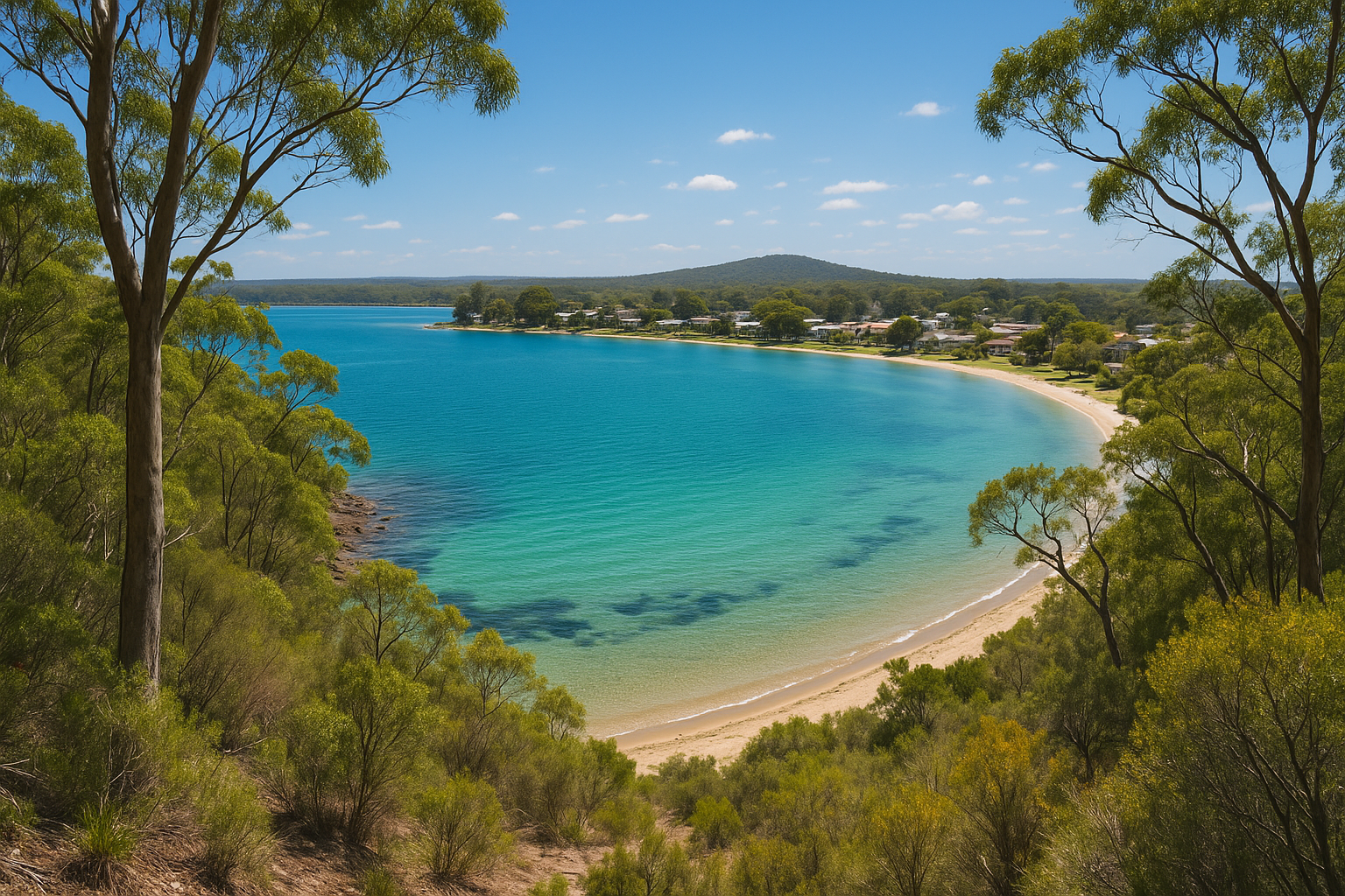 Map showing location of Tanilba Bay Shopping Centre at 67 Beatty Boulevard